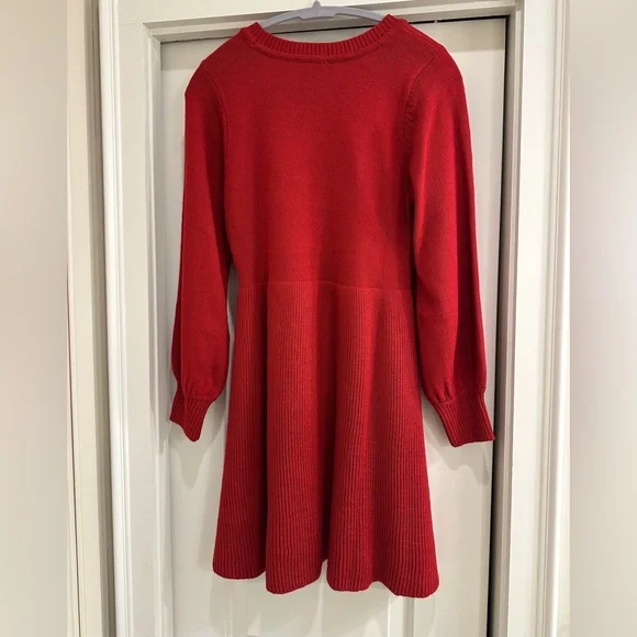 Sugarlips Balloon Sleeve Sweater Dress - Picture 4 of 5